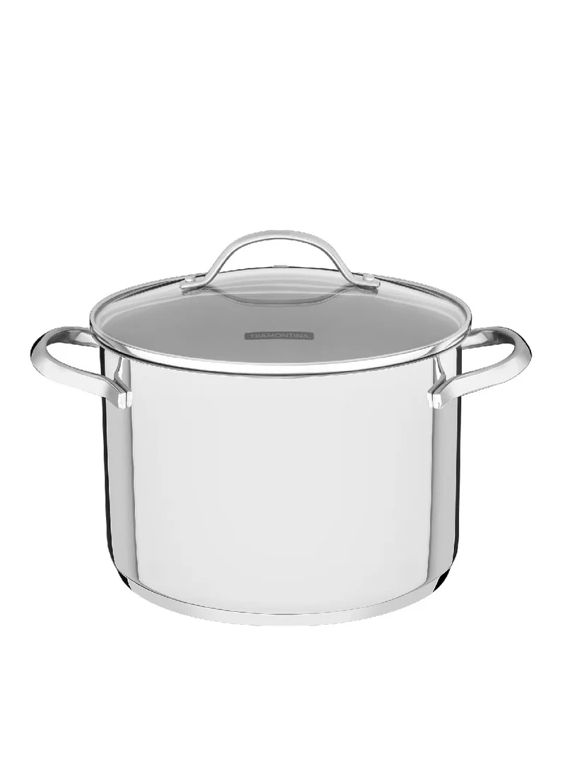 ترامونتينا Since 1911,Made in Brazil- Una 20cm 4.6L Stainless Steel Stock Pot with Tri-ply Bottom
